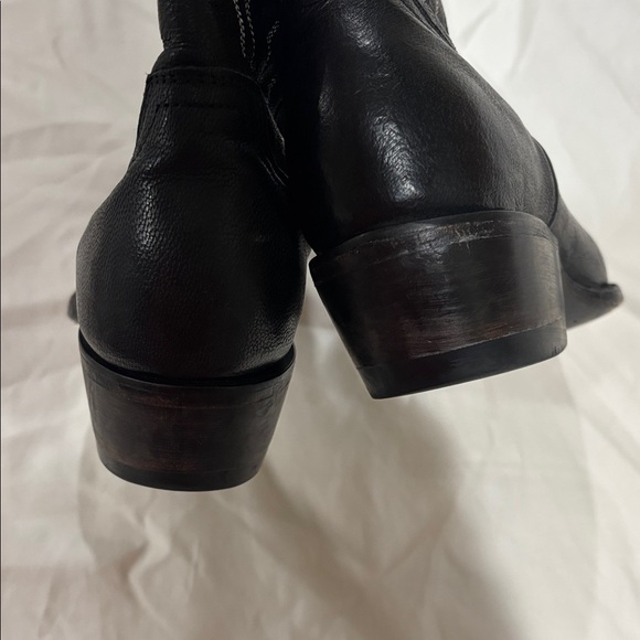 Idyllwind Black Leather Cowboy Boots size 7 - Picture 3 of 6